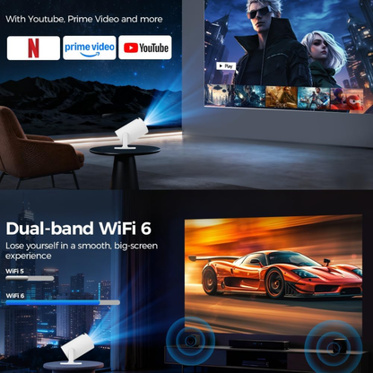 Mini Projector with Big Screen Experience