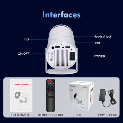 Mini Projector with Big Screen Experience